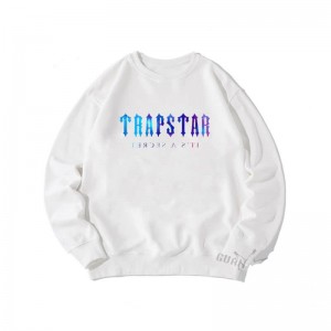 Trapstar Crewneck It's a Secret Sweatshirts Herre Hvide Danmark | AW70-518