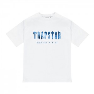 Trapstar Decoded Tee T Shirts Herre Hvide Danmark | CI82-719