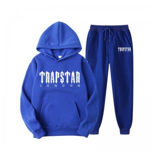 Trapstar Fleece London Shining Træningsdragt Herre Blå Danmark | DZ53-318