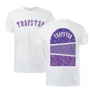 Trapstar Football Top T Shirts Herre Hvide Danmark | UK31-862