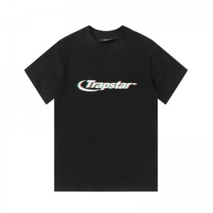 Trapstar Ghost Letter Logo Print T Shirts Herre Sort Danmark | FZ59-628