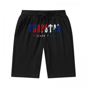 Trapstar Irongate Arch Chenille Shorts Herre Sort Danmark | NC33-188