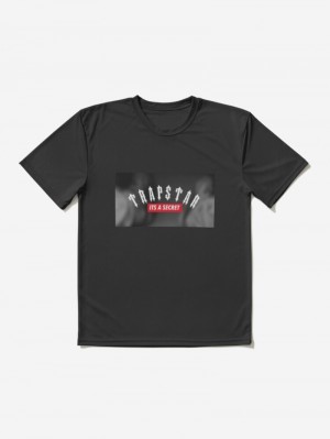 Trapstar It's A Secret T Shirts Herre Sort Danmark | SW96-475