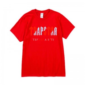 Trapstar It's a Secret Kort Sleeve T Shirts Herre Rød Danmark | LU47-812