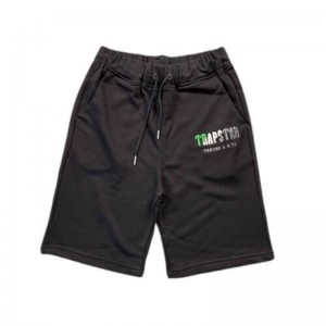 Trapstar It's a Secret Printed Logo Shorts Herre Sort Danmark | RF15-871