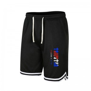 Trapstar It's a Secret Printed Logo Shorts Herre Sort Danmark | QX05-824