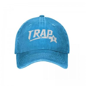 Trapstar Jacket Baseball Cap Hat Herre Blå Danmark | YW46-207