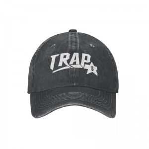 Trapstar Jacket Baseball Cap Hat Herre Sort Danmark | UW75-560