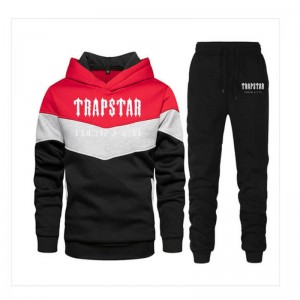 Trapstar Jogging Suit Logo Træningsdragt Herre Sort Danmark | KE56-023