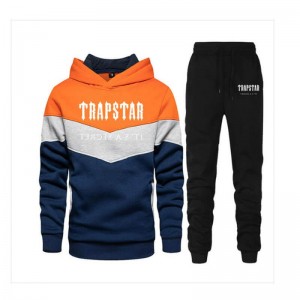 Trapstar Jogging Suit Logo Træningsdragt Herre Blå Danmark | JC71-700