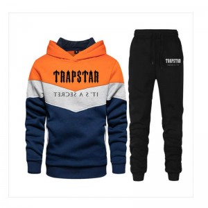 Trapstar Jogging Suit Træningsdragt Herre NavyBlue Danmark | PV98-103