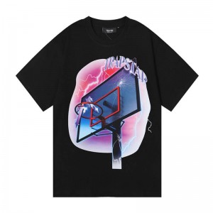 Trapstar Lightning Basketball T Shirts Herre Sort Danmark | UA64-609