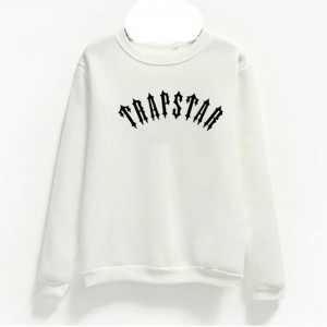 Trapstar Logo Sweatshirts Herre Hvide Danmark | LQ29-002