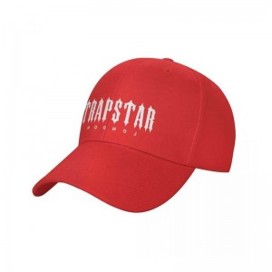 Trapstar London Baseball Caps Hat Herre Rød Danmark | HG42-151