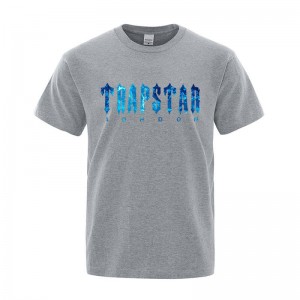 Trapstar London Chenille Tee T Shirts Herre Grå Danmark | PM54-378