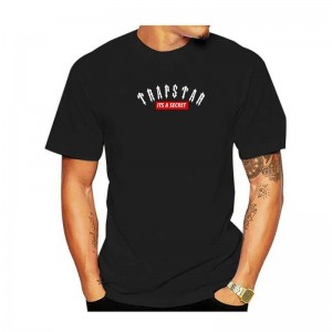 Trapstar London Co-Branded Kort Sleeve T Shirts Herre Sort Danmark | QO80-523