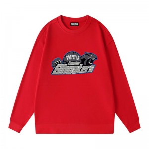 Trapstar London Its Shooters Logo Sweatshirts Herre Rød Danmark | KY90-867