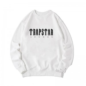 Trapstar Merch London Sweatshirts Herre Hvide Danmark | SR23-442