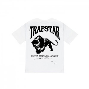 Trapstar Panthera Tee T Shirts Herre Hvide Danmark | CN55-293