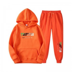 Trapstar Printed Autumn Vinter Warm Sportswear Træningsdragt Herre Orange Danmark | ZZ71-436