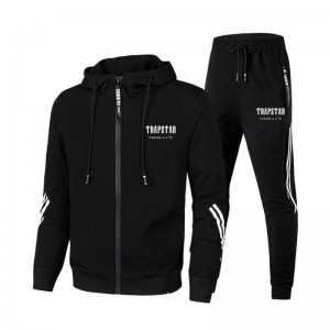 Trapstar Sportswear Træningsdragt Herre Sort Danmark | GS23-512