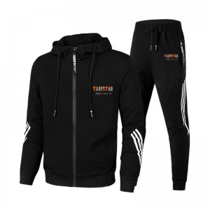 Trapstar Sportswear Træningsdragt Herre Sort Danmark | BG70-217