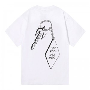 Trapstar Trap Star Keys Open Doors T Shirts Herre Hvide Danmark | HD97-394