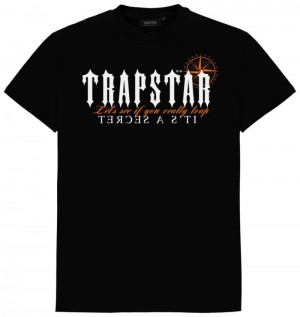 Trapstar X Central C T Shirts Herre Sort Danmark | SN53-896