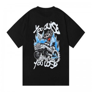 Trapstar You Cruise You Lose Tee T Shirts Herre Sort Danmark | RS59-669