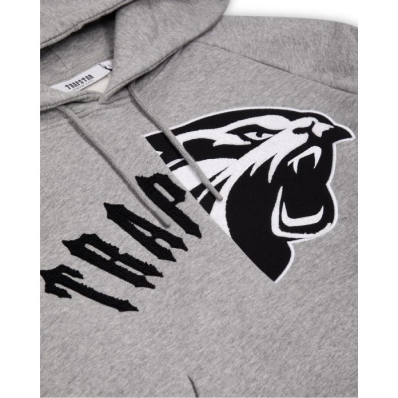 Trapstar Arch Shooters Hoodie Træningsdragt Herre Grå Danmark | PM96-809