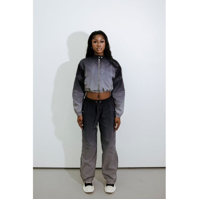 Trapstar Arch Windbreaker Jakker Dame Sort Danmark | MI72-312