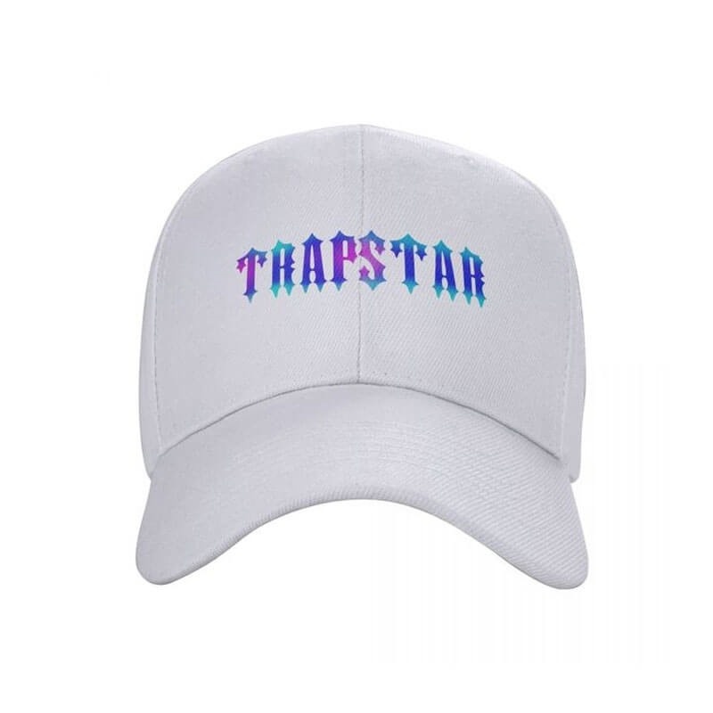 Trapstar Black Cap Hat Herre Hvide Danmark | ER81-959