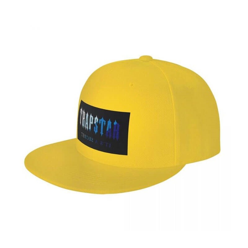 Trapstar Chenille Baseball Cap Hat Herre Gul Danmark | RN76-860