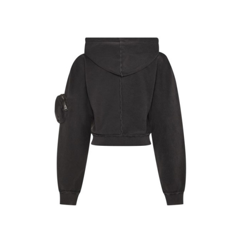 Trapstar Construct Batwing Hoodie Hættetrøje Dame Sort Danmark | BV72-743