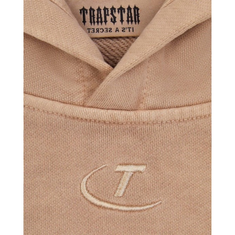 Trapstar Construct Hyperdrive Hoodie Træningsdragt Herre Kaffe Danmark | LO92-671