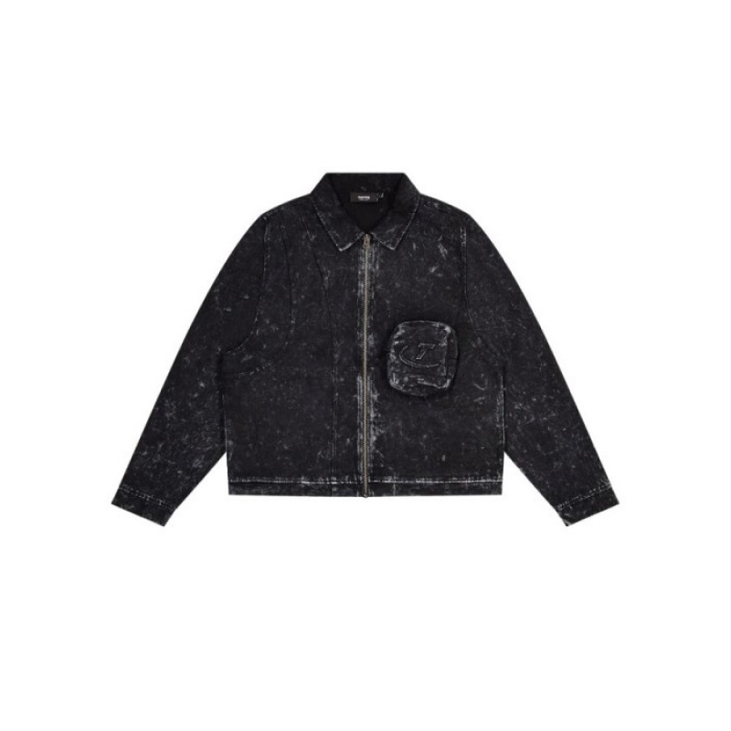 Trapstar Construct Jacket Overtøj Herre Sort Danmark | QS64-846