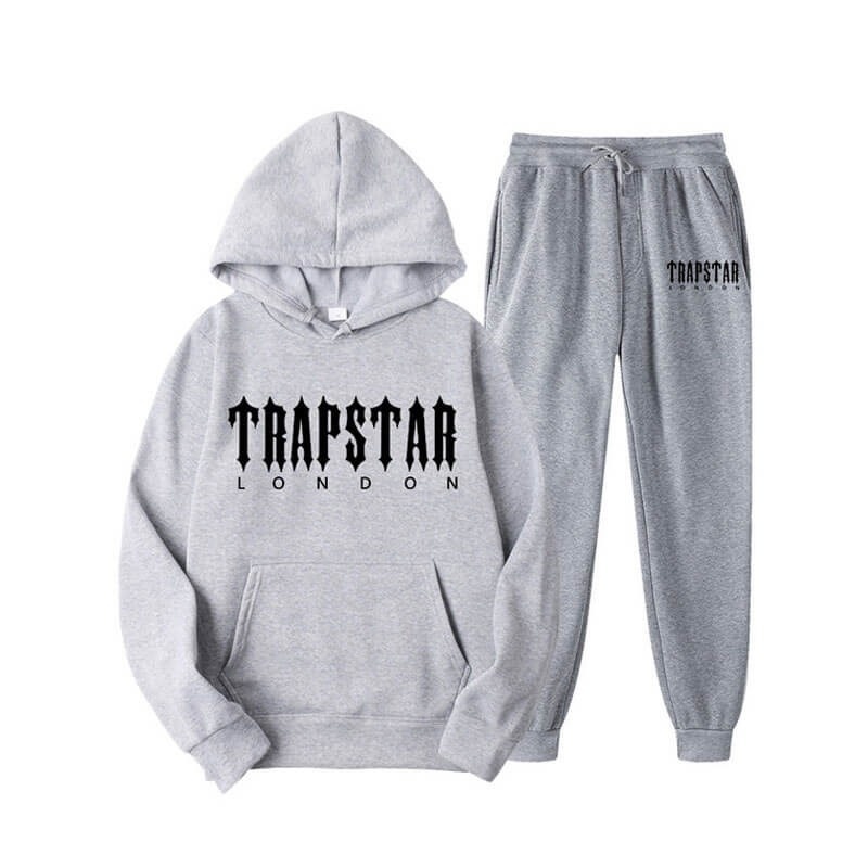 Trapstar Fleece London Træningsdragt Herre Grå Danmark | SR78-561