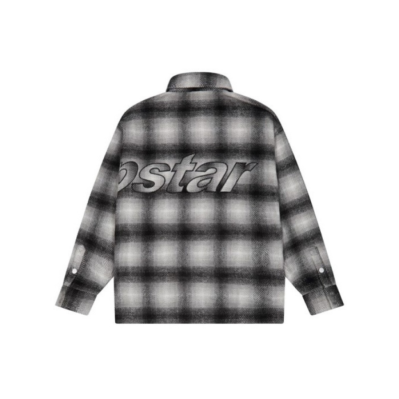 Trapstar Hyperdrive Overshirt Shirt Overtøj Herre Sort Danmark | LV92-183