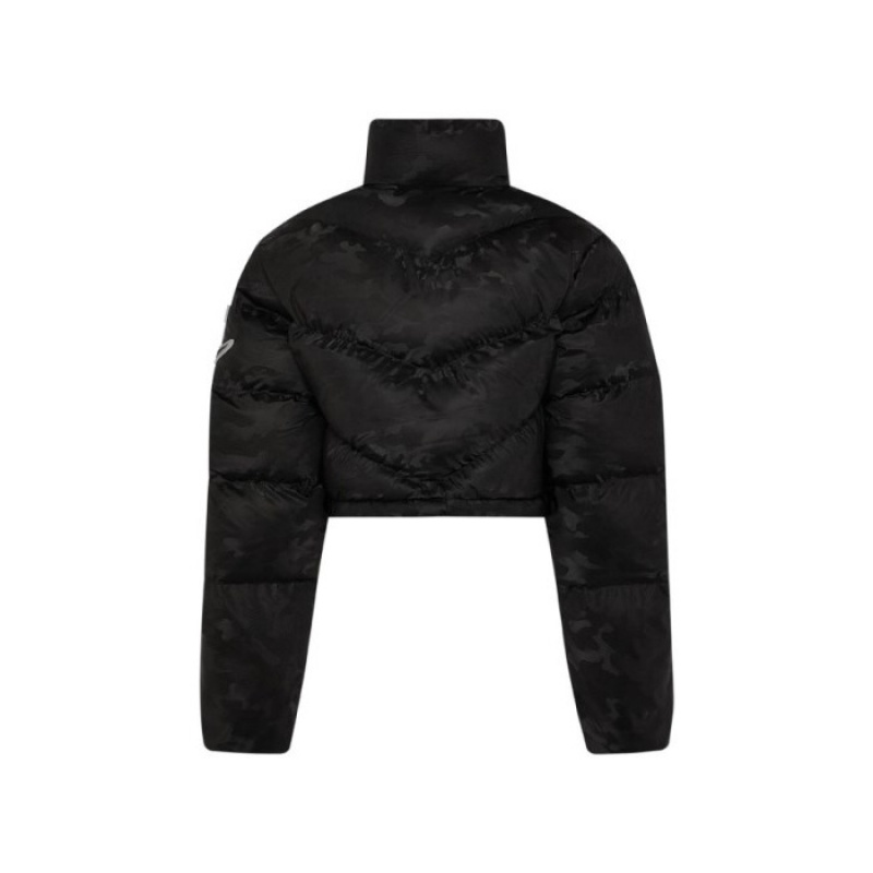 Trapstar Hyperdrive Sleeve Puffer Jakker Dame Sort Camo Danmark | WJ18-028