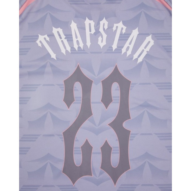 Trapstar Irongate Football Jersey T Shirts Herre Grå Lyserød Danmark | GF62-070