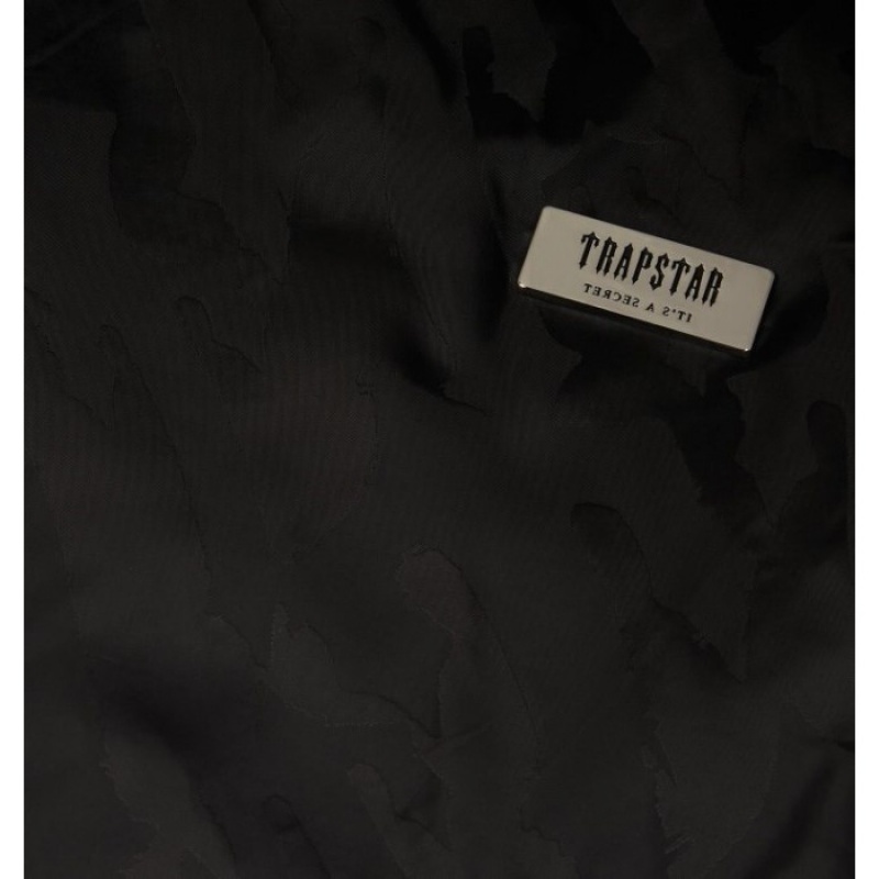 Trapstar Irongate T Jacquard Cargos Bukser Herre Sort Danmark | IX35-312