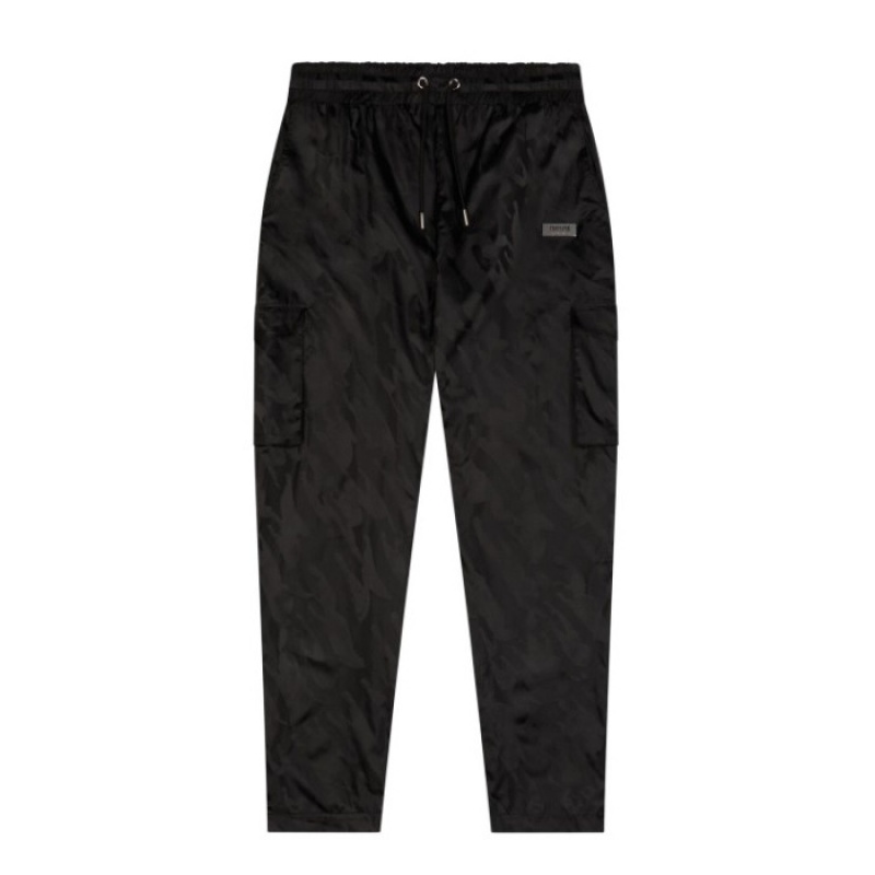 Trapstar Irongate T Jacquard Cargos Bukser Herre Sort Danmark | IX35-312