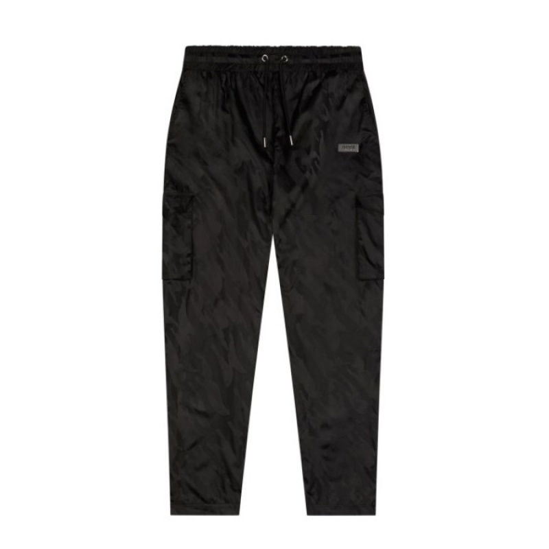 Trapstar Irongate T Jacquard Cargos Bukser Herre Sort Danmark | IX35-312