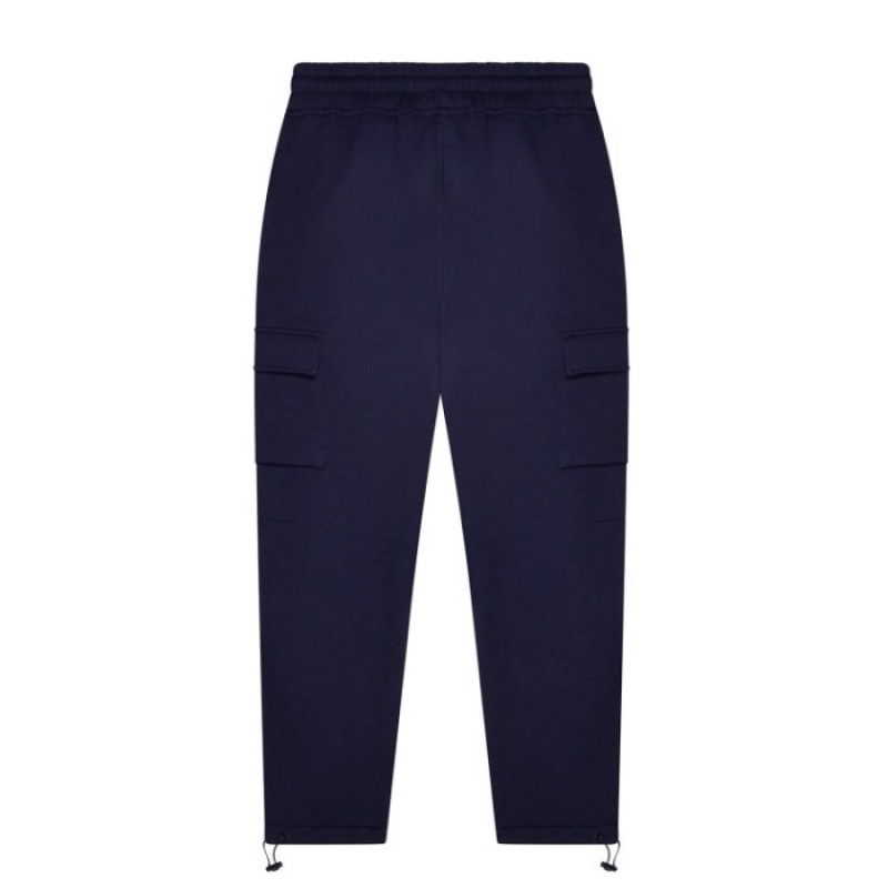 Trapstar Irongate T Trap Fleece Bottoms Bukser Herre Mørkeblå Danmark | YW61-044