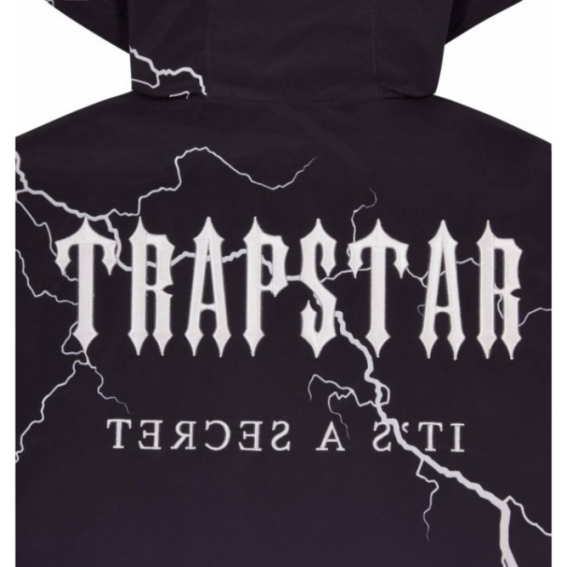 Trapstar Irongate T Windbreaker Overtøj Herre Sort Danmark | QE34-634