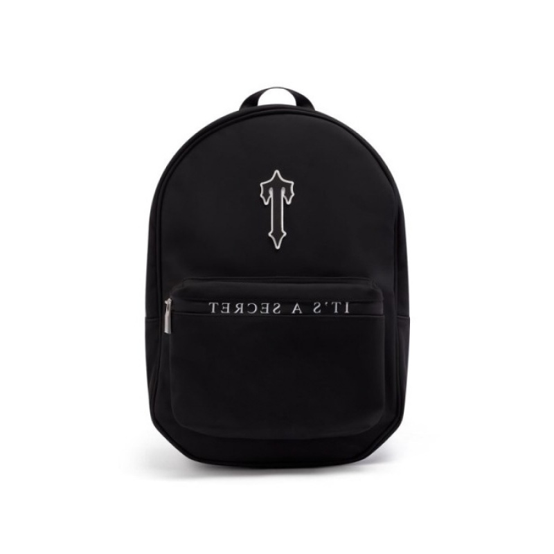 Trapstar It\'s A Secret Rucksack Tasker Herre Sort Hvide Danmark | OB61-228