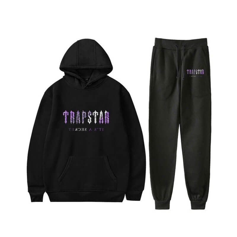 Trapstar It\'s a Secret Funny Galaxy Shining Træningsdragt Herre Sort Danmark | IM25-255