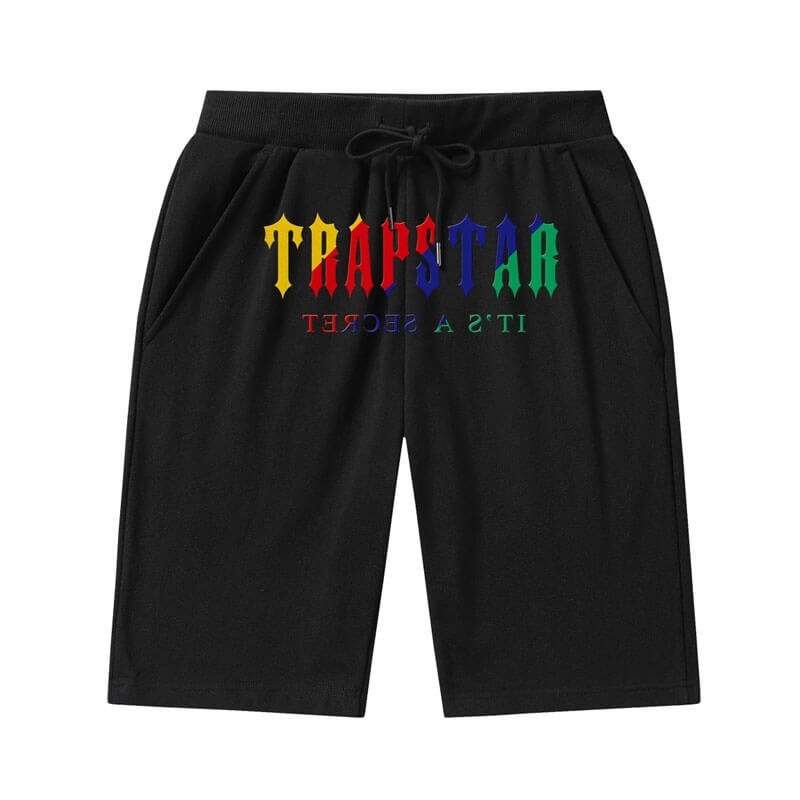 Trapstar It\'s a Secret Shinning Galaxy Shorts Herre Sort Danmark | DD33-629