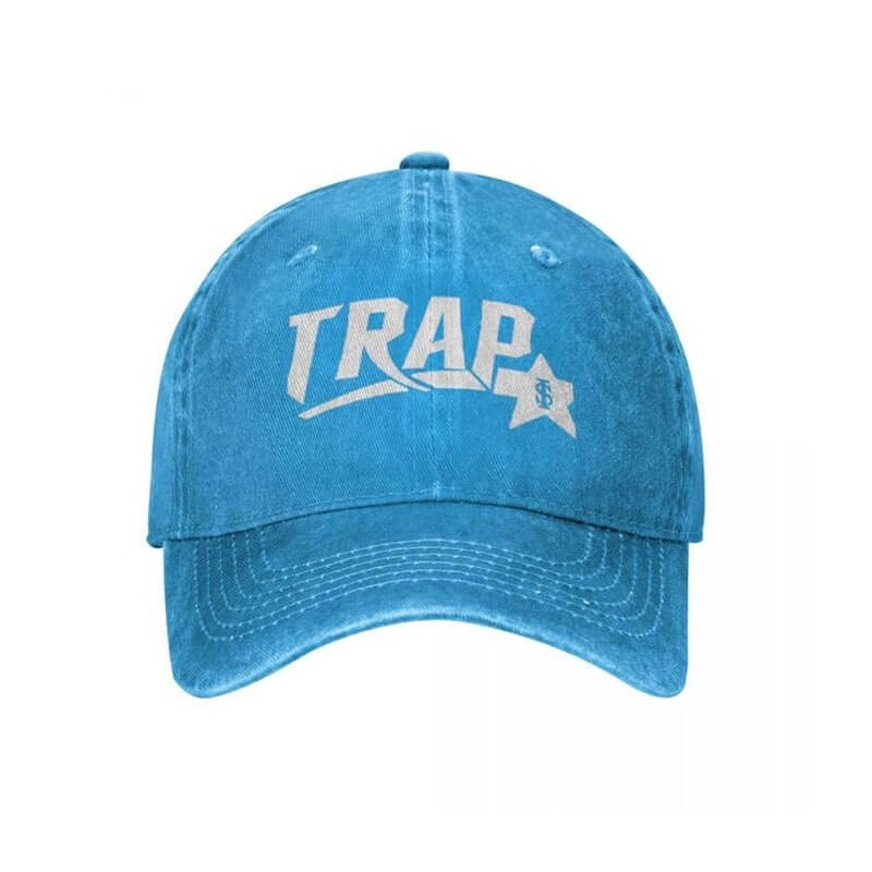 Trapstar Jacket Baseball Cap Hat Herre Blå Danmark | YW46-207