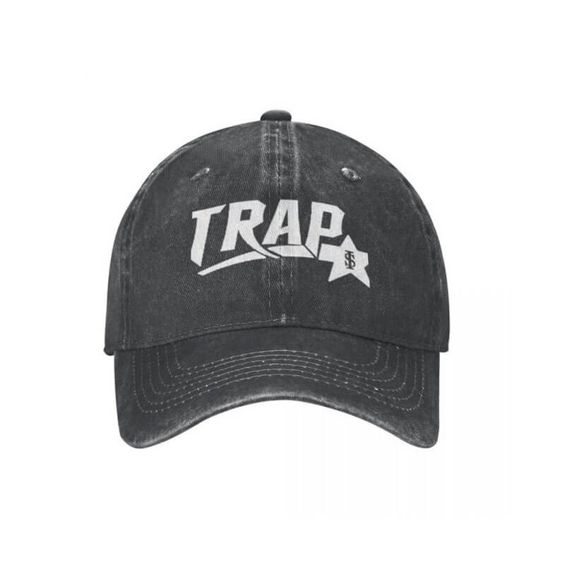 Trapstar Jacket Baseball Cap Hat Herre Sort Danmark | UW75-560